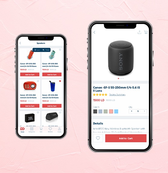 Product page of an ecommerece marketplace