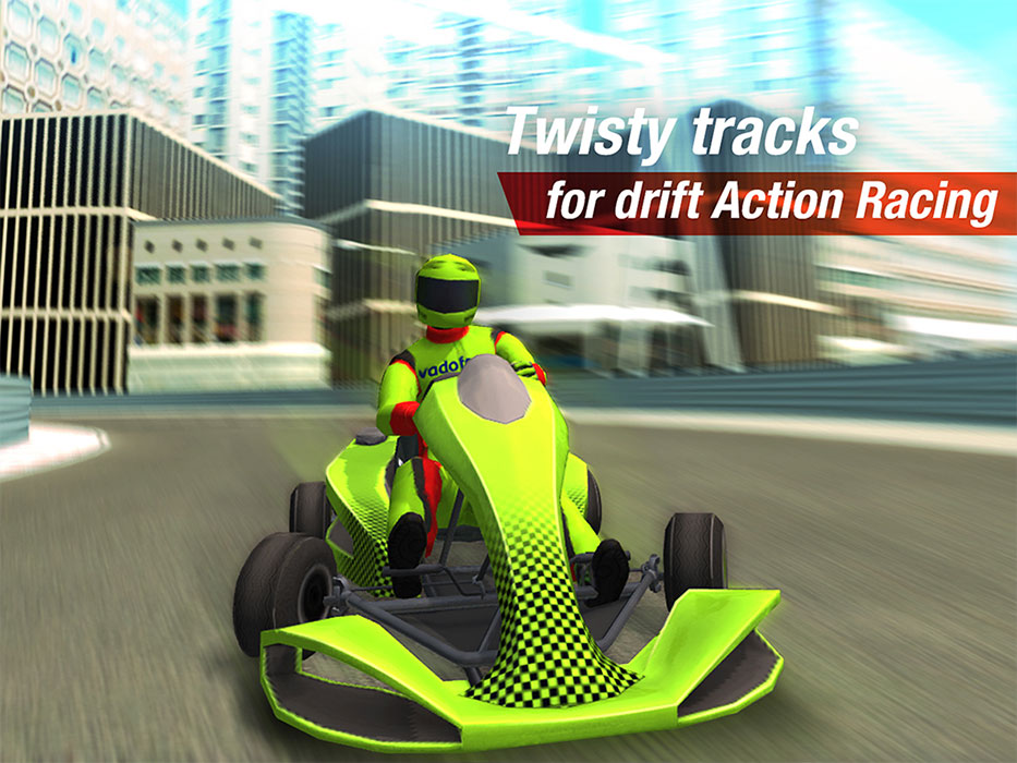 Green Kart in Go karts racing game