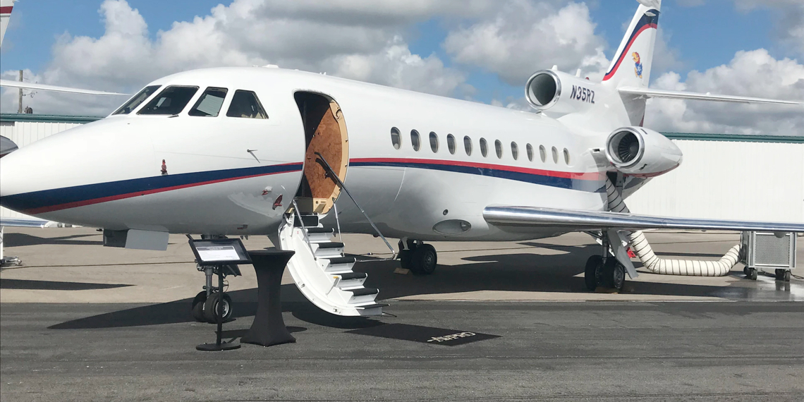 cabin control system in private aircraft